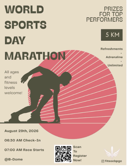 FitSoc Marathon on National Sports Day