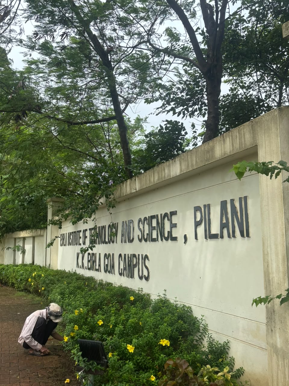 Campus Entrance Wall