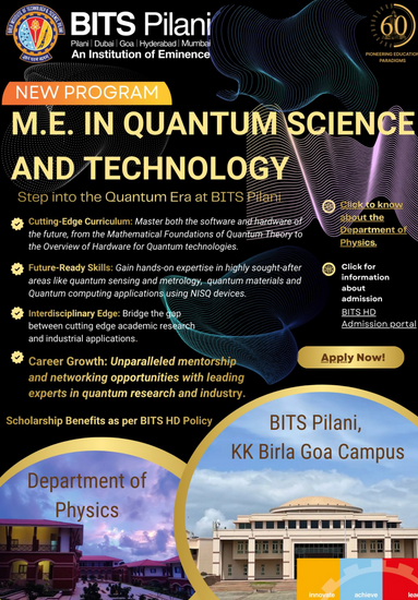 M.E. Quantum Science and Technology