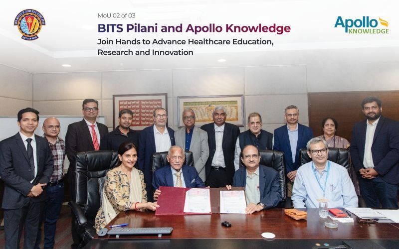 BITS Pilani and Apollo Knowledge MoU signing