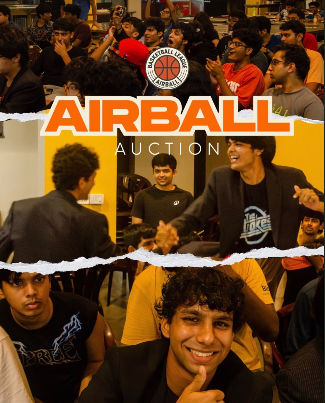 Airball auction induction poster